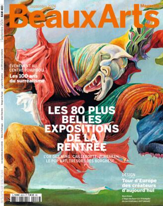 Couverture du magazine "Beaux Arts Magazine" n°483