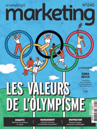 Couverture du magazine "Marketing" n°245