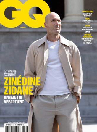 Couverture du magazine "GQ" n°169