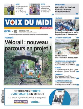Couverture du magazine "Voix du Midi : Lauragais" n°20240509