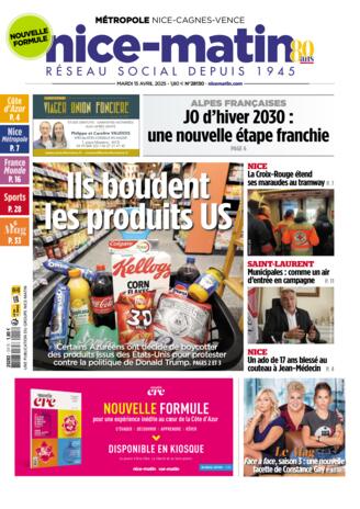 Couverture du magazine "Nice-matin Métropole niçoise" n°20250415