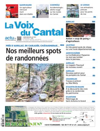 Couverture du magazine "La Voix du Cantal" n°20240509
