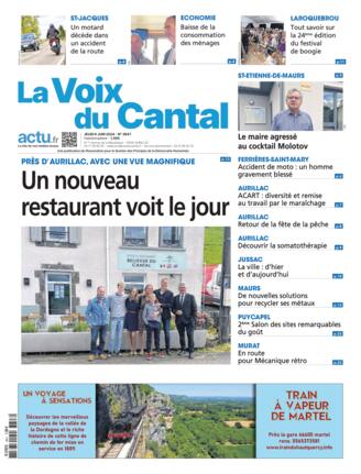 Couverture du magazine "La Voix du Cantal" n°20240606