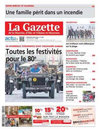 Couverture du magazine "La Gazette de la Manche : Saint-Hilaire" n°20240508