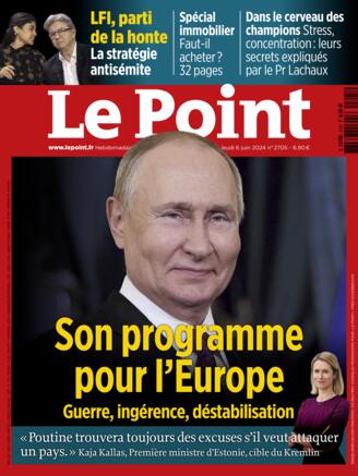 Couverture du magazine "Le Point" n°2705
