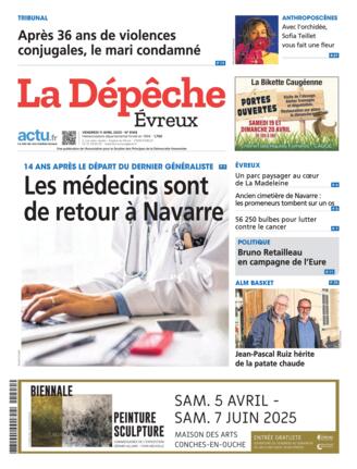 Couverture du magazine "La Dépêche : Évreux" n°20250411