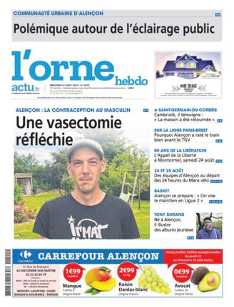 Couverture du magazine "L'Orne Hebdo" n°20240821