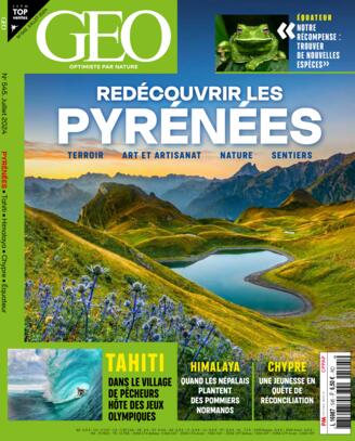 Couverture du magazine "GEO" n°545