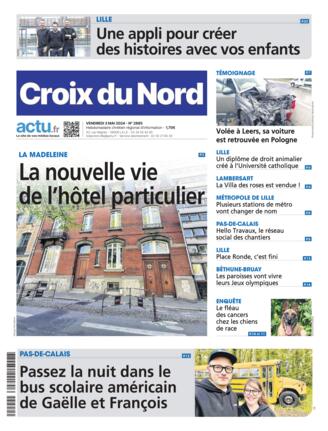 Couverture du magazine "La Croix du Nord" n°20240503