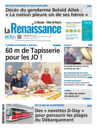 Couverture du magazine "La Renaissance Le Bessin" n°20240509