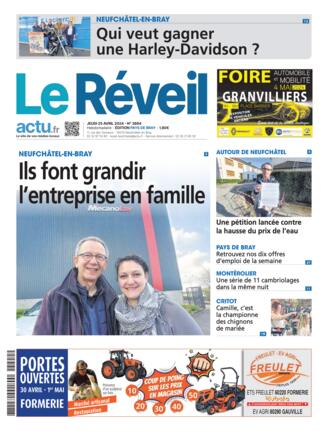 Couverture du magazine "Le Réveil de Neufchâtel : Pays de Bray" n°20240425
