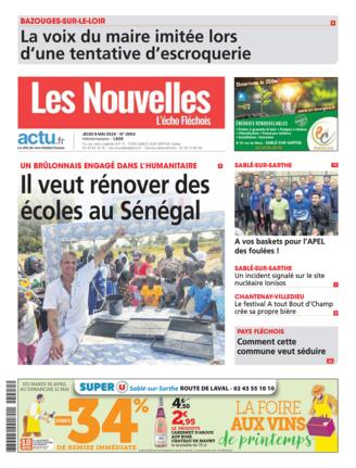 Couverture du magazine "Les Nouvelles - L’Echo : Sablé/Sarthe" n°20240509