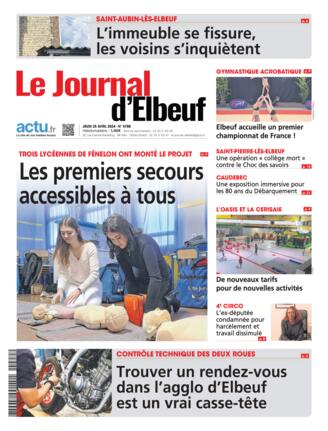 Couverture du magazine "Le Journal d'Elbeuf" n°20240425
