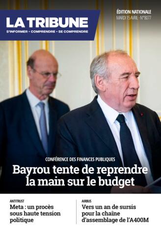Couverture du magazine "La Tribune" n°8077