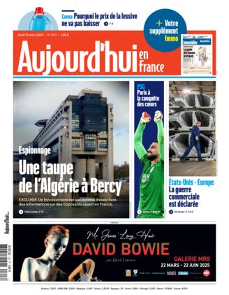 Couverture du magazine "AUJOURDHUI EN FRANCE" n°20250313