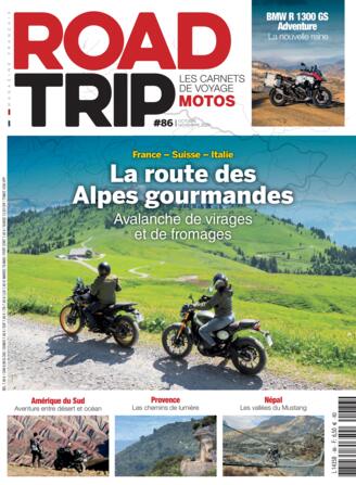 Couverture du magazine "ROAD TRIP" n°86