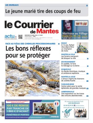 Couverture du magazine "Le Courrier de Mantes" n°20240424