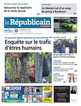 Couverture du magazine "Le Républicain Sud Gironde" n°20240606