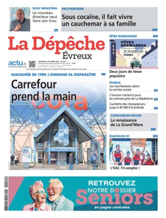 Couverture du magazine "La Dépêche : Évreux" n°20241004