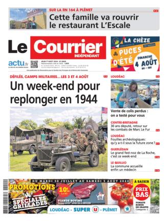 Couverture du magazine "Le Courrier Indépendant" n°20240801