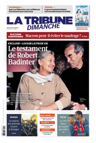 Couverture du magazine "La Tribune Dimanche" n°29