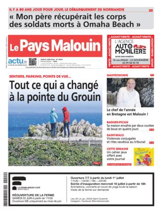 Couverture du magazine "Le Pays Malouin : Saint-Malo" n°20240606
