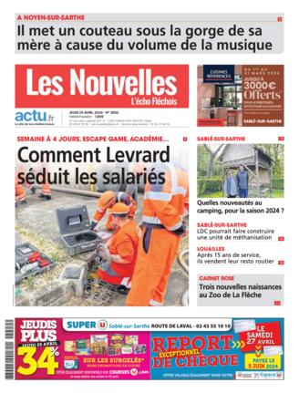 Couverture du magazine "Les Nouvelles - L’Echo : Sablé/Sarthe" n°20240425
