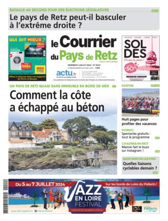 Couverture du magazine "Le Courrier du Pays de Retz" n°20240705