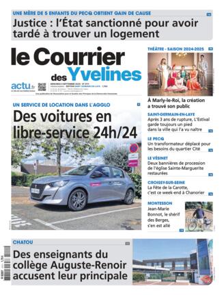 Couverture du magazine "Le Courrier des Yvelines Saint Germain" n°20240904