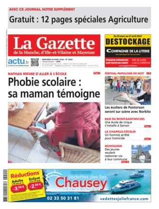 Couverture du magazine "La Gazette de la Manche : Saint-Hilaire" n°20240424