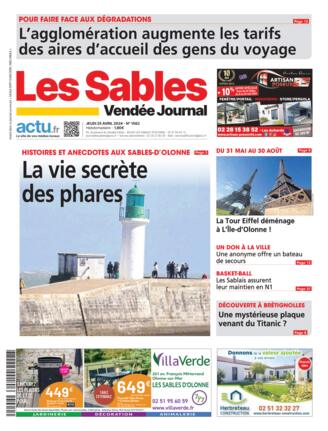 Couverture du magazine "Le Journal des Sables" n°20240425