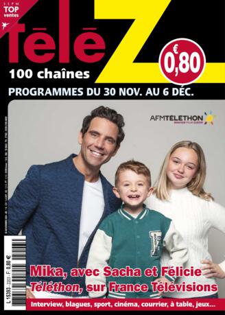 Couverture du magazine "Télé Z 100 Chaînes" n°2203