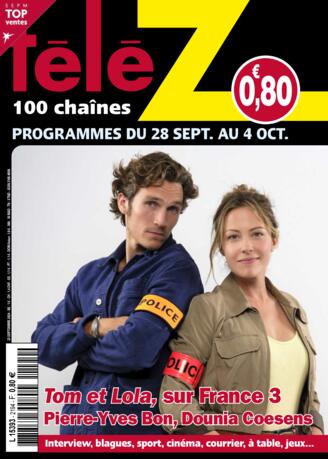 Couverture du magazine "Télé Z 100 Chaînes" n°2194