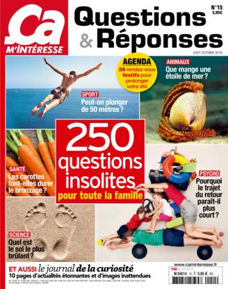 Couverture du magazine "Ca M'Intéresse Questions Et Réponses" n°15