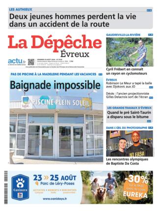 Couverture du magazine "La Dépêche : Évreux" n°20240816