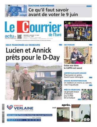 Couverture du magazine "Le Courrier de L'Eure" n°20240605