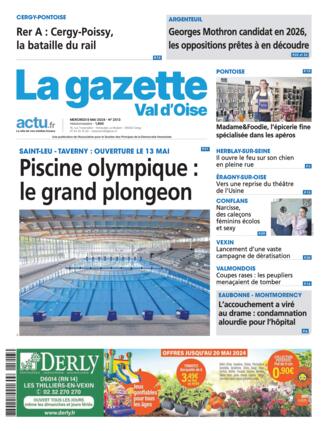 Couverture du magazine "La Gazette du Val d'Oise" n°20240508