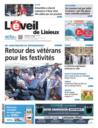 Couverture du magazine "L'Eveil de Lisieux" n°20240605