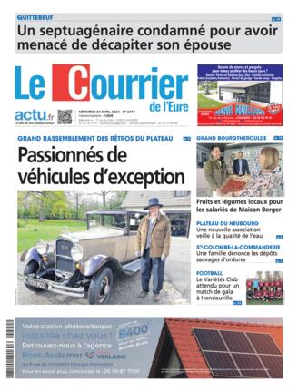Couverture du magazine "Le Courrier de L'Eure" n°20240424