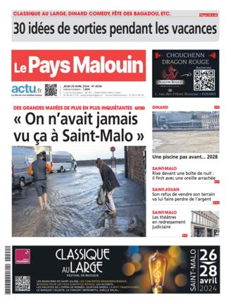Couverture du magazine "Le Pays Malouin : Saint-Malo" n°20240425
