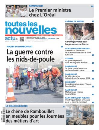 Couverture du magazine "Toutes Les Nouvelles : Rambouillet" n°20240403