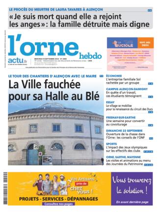 Couverture du magazine "L'Orne Hebdo" n°20240918