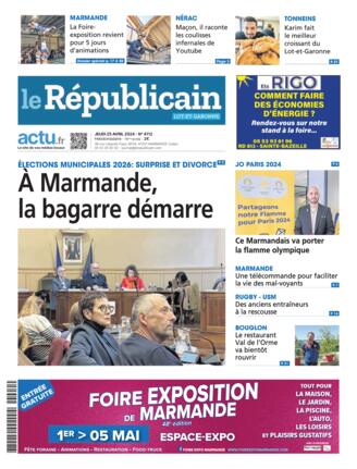 Couverture du magazine "Le Républicain Lot et Garonne" n°20240425