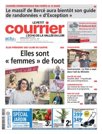 Couverture du magazine "Le Petit Courrier L'Écho de la Vallée de Loir : Édition Petit Co" n°20250307